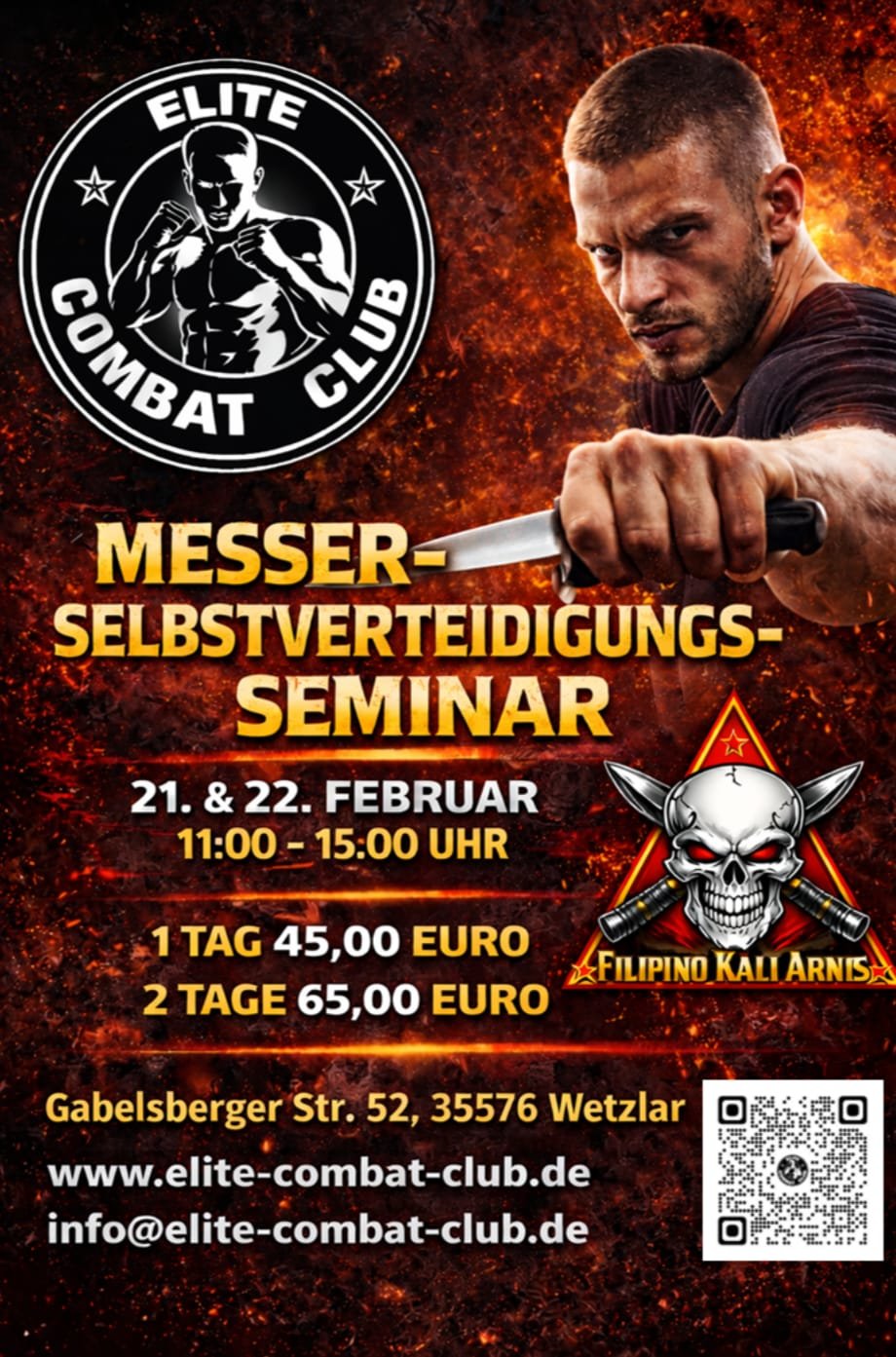 Messer Selbstverteidigung - Seminar